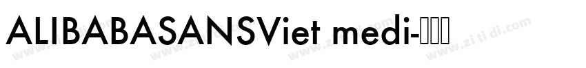 ALIBABASANSViet medi字体转换